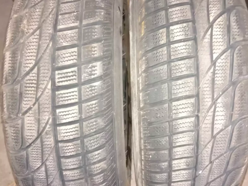 4 jantes VW Polo 4x100 avec pneus hiver neige 175/65r13 bon état