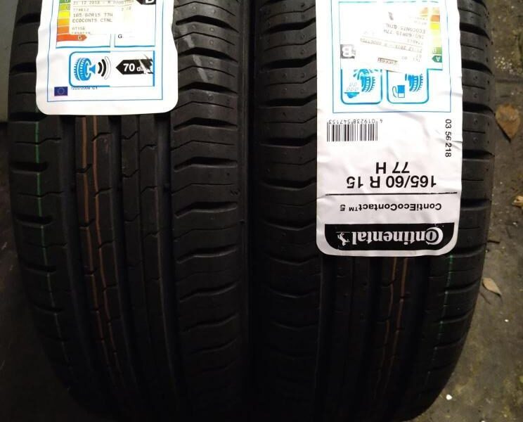 2 pneus neufs continental été 165/60r15 77h twingo smart 107 C1 aygo